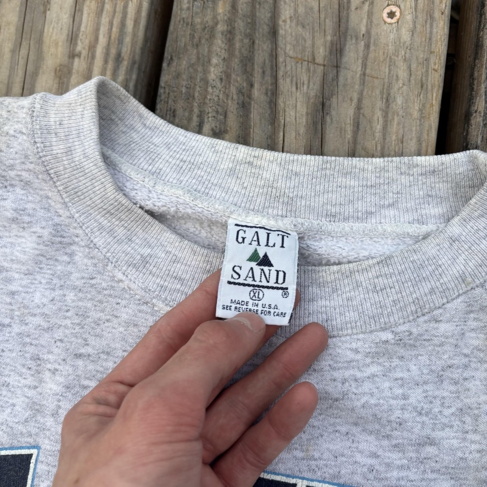 Vintage Georgetown Hoyas Sweatshirt Mens XL Gray NCAA Basketball Galt Sand USA - Picture 4 of 6